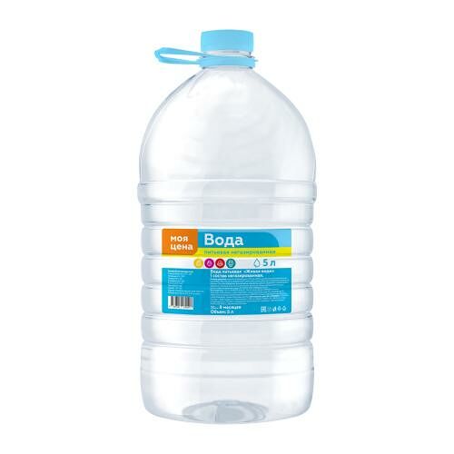 Вода питьевая Моя цена негазированная 5 л