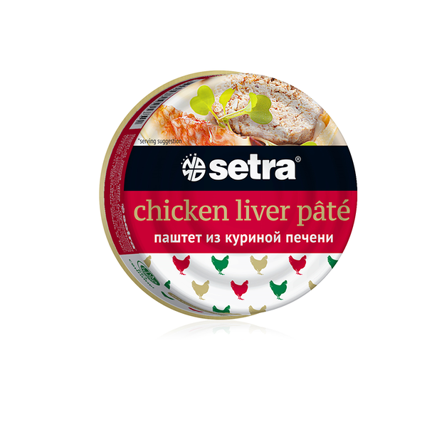 Паштет Setra из куриной печени, 100 г