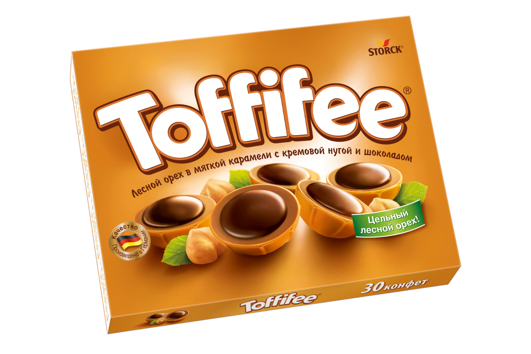 

Конфеты Toffifee Лесной орех в мягкой карамели с кремовой нугой и шоколадом 250 г