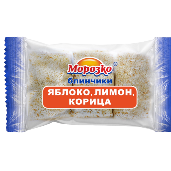 Блинчики Морозко Яблоко лимон и корица замороженные