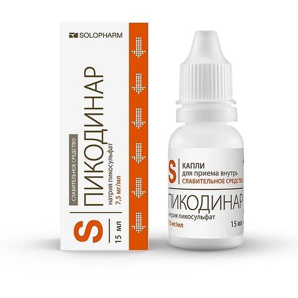 Пикодинар капли 7.5 мг/мл 15 мл