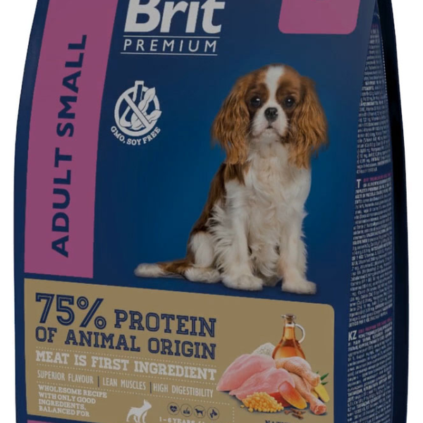 Корм для собак Brit для взрослых собак маленьких пород