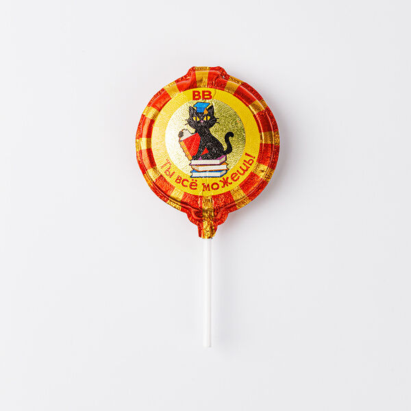 Шоколадная медаль на палочке 