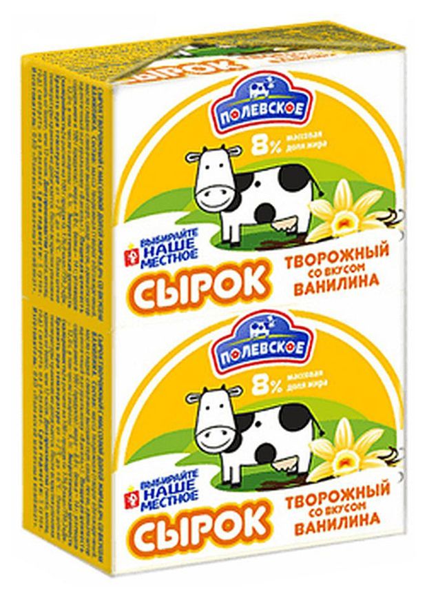 

Сырок творожный Полевское с ванилью 8% 90 г