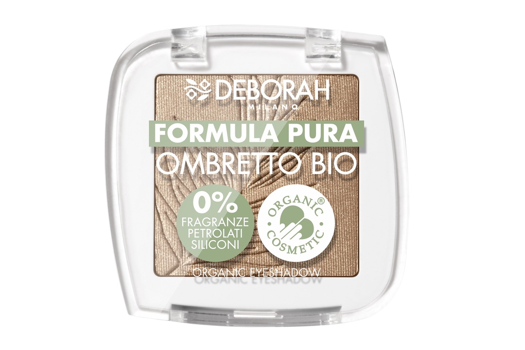 

Тени для век Deborah Milano Formula pura ombretto bio, тон: 08 каштаново-коричневый, 2,5 г