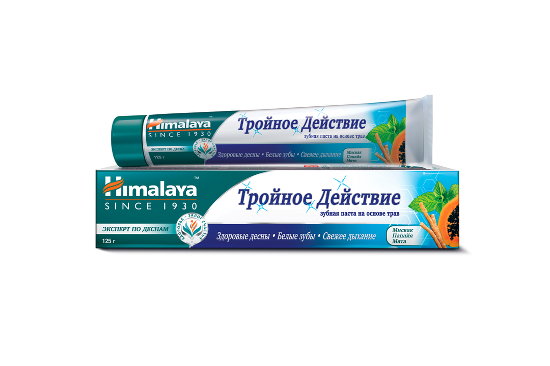 

Зубная паста Himalaya Herbals Тройное действие 125 г