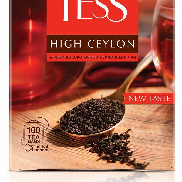 Чай Tess High Ceylon байховый черный 100х2.25г
