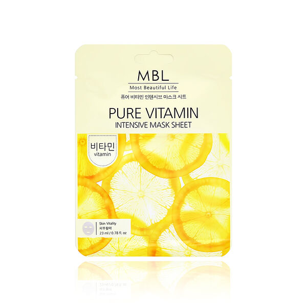 Маска для лица MBL с витаминами тонизирующая 23 мл