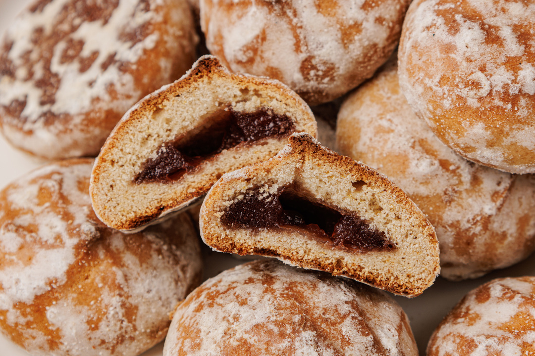 

Пряники заварные ВкусВилл с малиновым пюре, 300 г