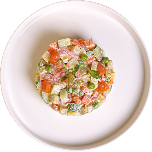 Салат Лента Fresh с горбушей горячего копчения вес