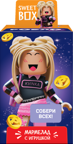 

Мармелад Sweet Box Роблоксеры с игрушкой-сюрпризом 10 г