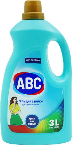 

Гель для стирки ABC для цветного 3 л