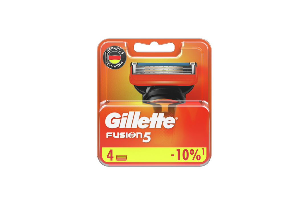 

Кассеты сменные для бритья Gillette Fusion 5 4 шт.