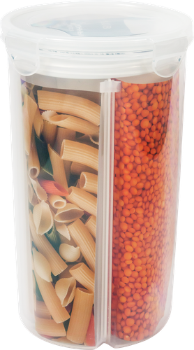 

Контейнер для сыпучих продуктов Homeclub многосекционный 2.8 л