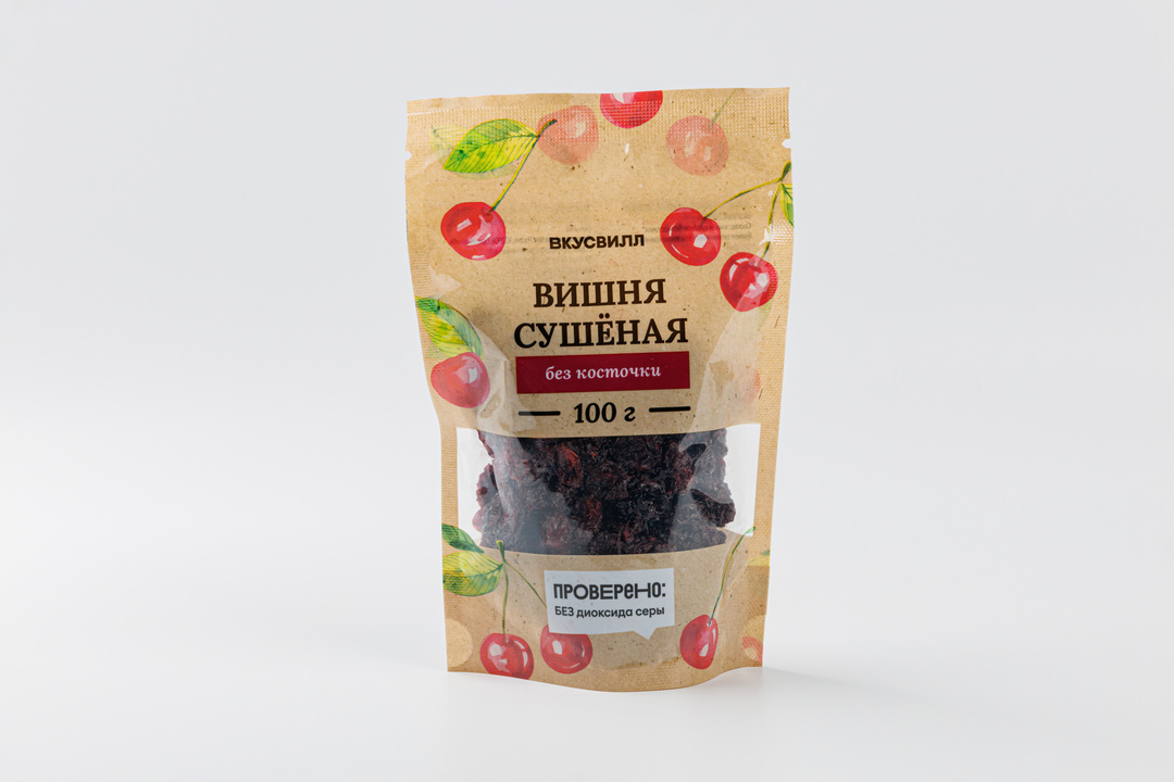 

Вишня Вкусвилл сушеная без косточки 100 г
