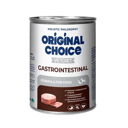 Корм для собак Original Choice Vetdiet Gastrointestinal профилактика болезней ЖКТ 340 г