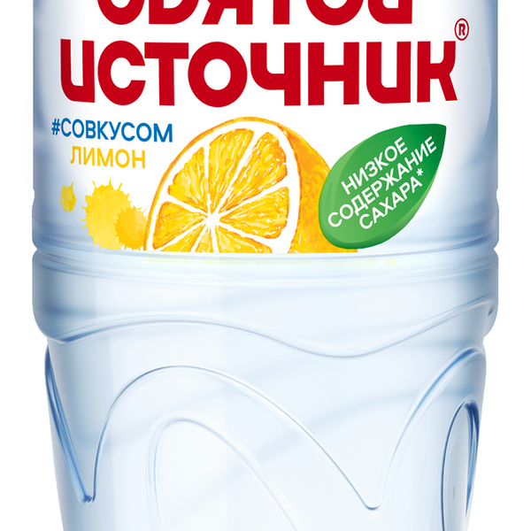 Вода питьевая Святой Источник Лимон негазированная, 1.5 л
