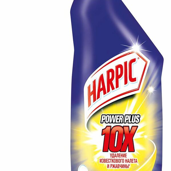 Средство дезинфицирующее Harpic Power Plus для туалета Лимонная свежесть 700 мл