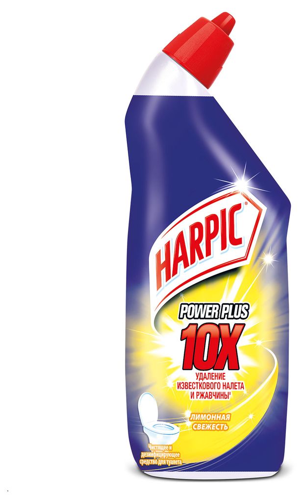 

Средство дезинфицирующее Harpic Power Plus для туалета Лимонная свежесть 700 мл