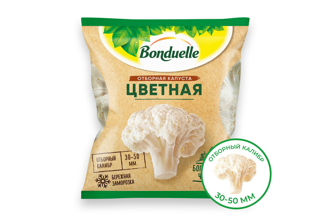 

Цветная капуста Бондюэль фермерская замороженная 400 г