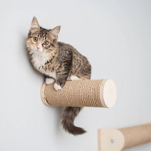 Когтеточка-ступенька Rurri Активити (25х9,5 см) из джута для кошек