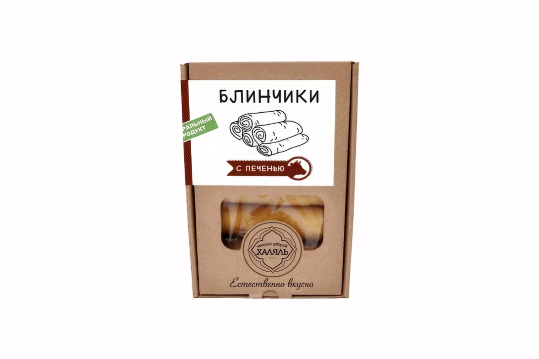 

Блинчики Мясной дворик халяль с печенью замороженные 350 г