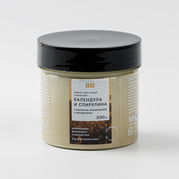 Маска для лица глиняная ВкусВилл 