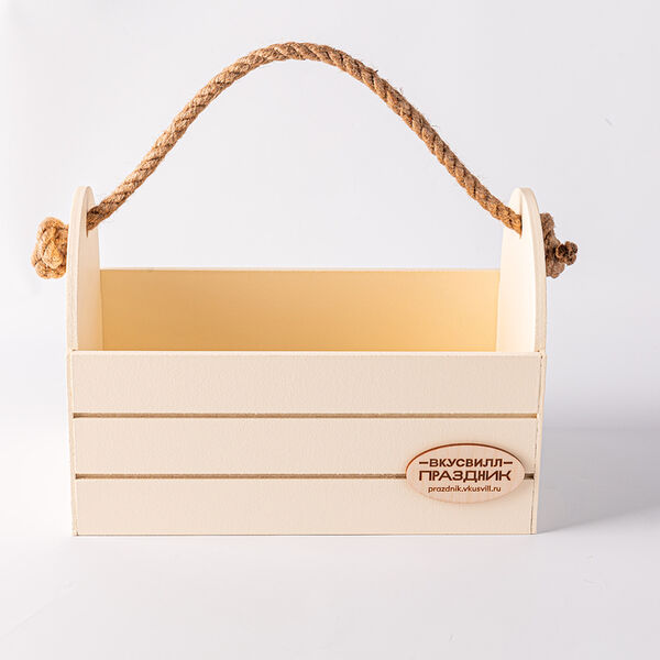Бокс ящик малый подарочный ванильный