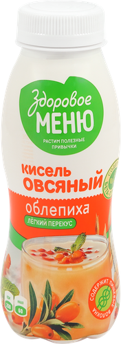 

Кисель Здоровое Меню овсяный с облепихой 250 мл