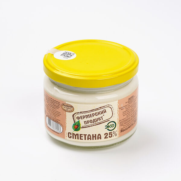 Сметана Фермерский продукт 25%, 250г
