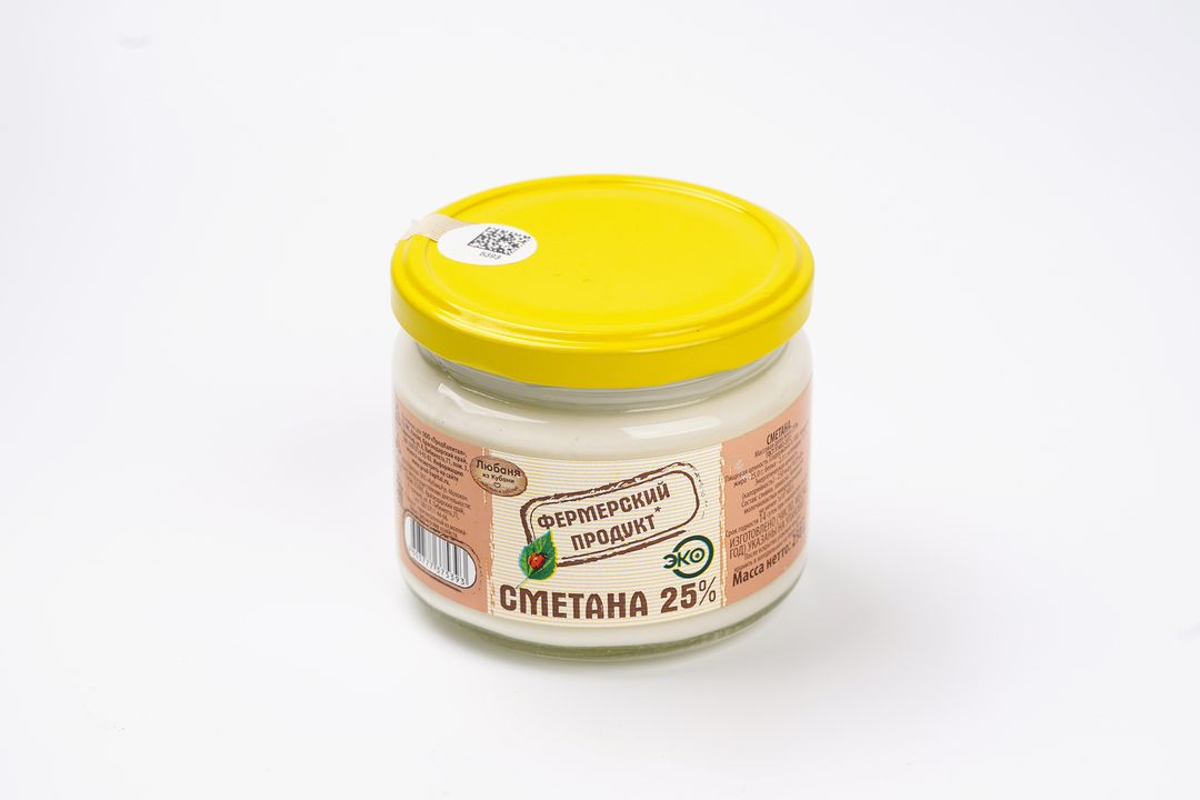 

Сметана Фермерский продукт 25%, 250г