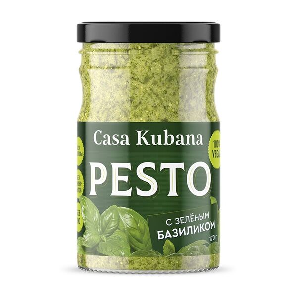 Соус Песто Casa Kubana с базиликом 170 г