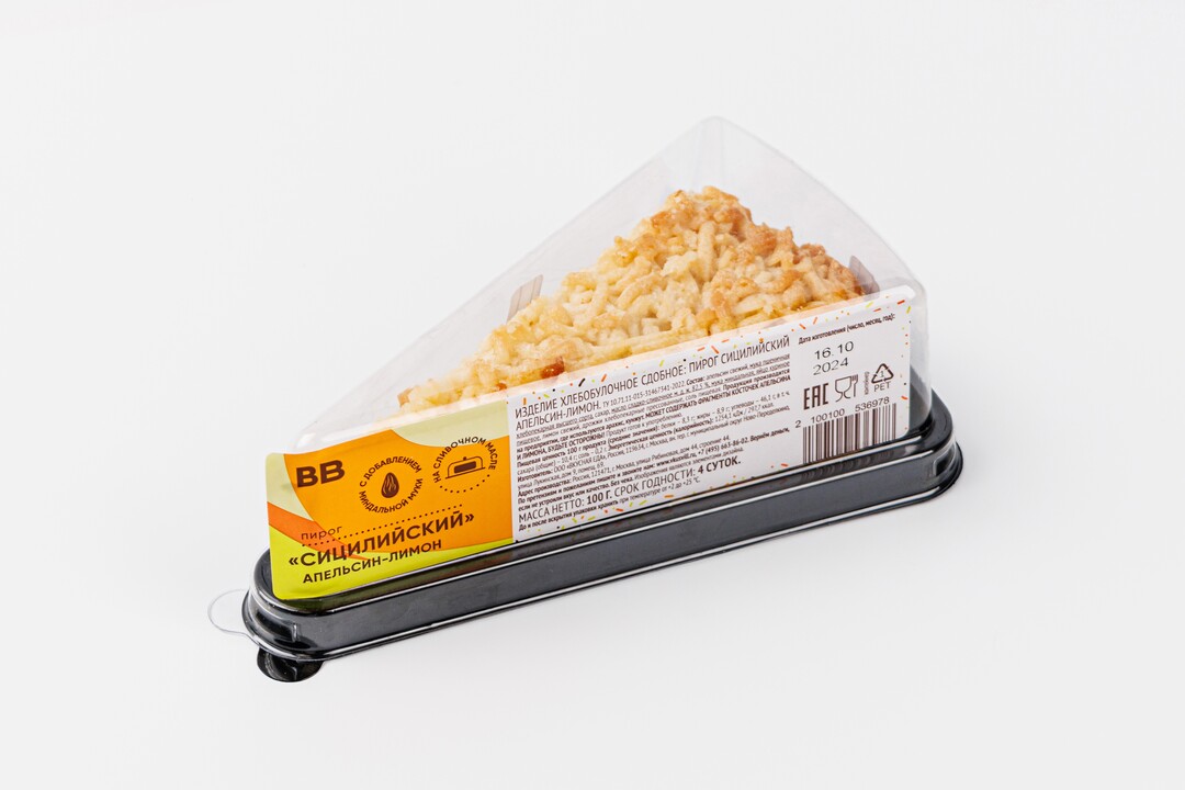 

Пирог Сицилийский апельсин-лимон 100 г