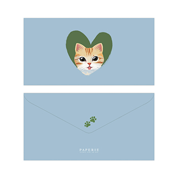 

Конверт для денег Paperie Котик