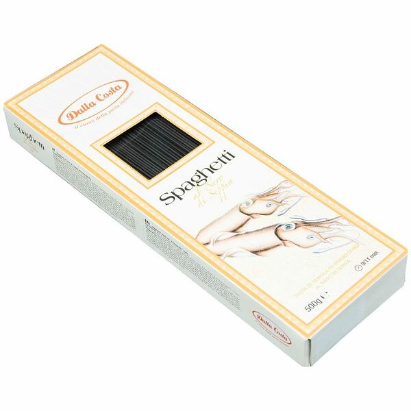 Макаронные изделия Dalla Costa Спагетти с чернилами каракатицы 500 г