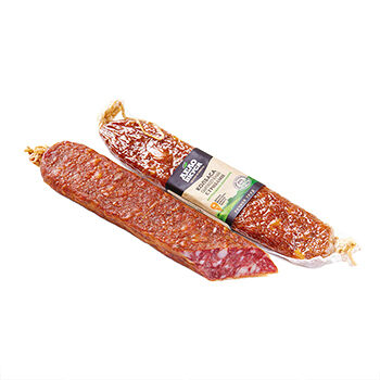 Колбаса сырокопченая Дело Вкуса с грибами кат.А вес