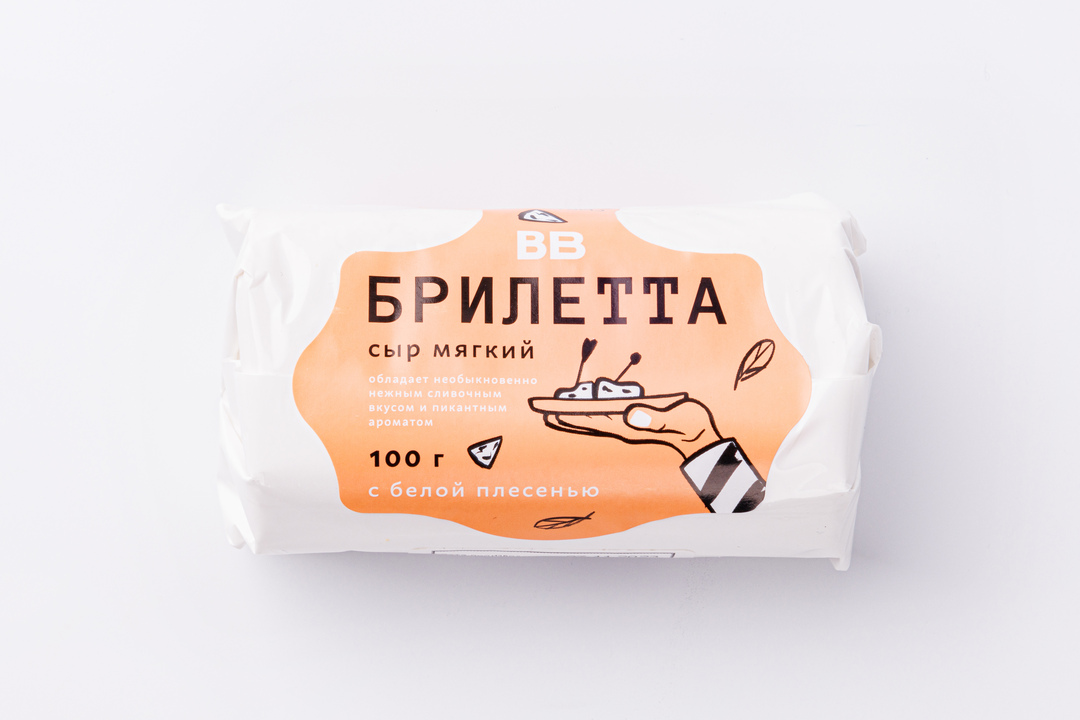 

Сыр мягкий с белой плесенью "Брилетта", 100 г