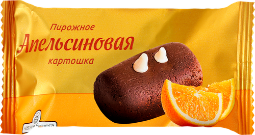 

Пирожное Невские берега Картошка апельсиновая 70 г