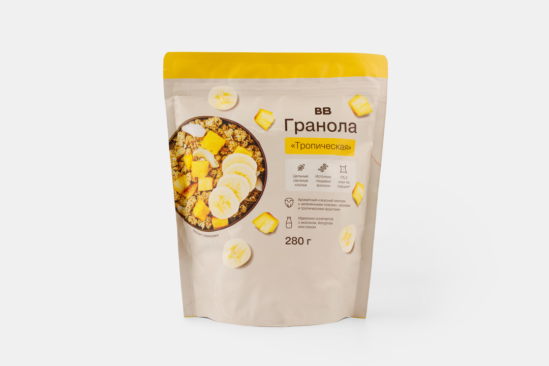 

Гранола ВкусВилл "Тропическая", 280г