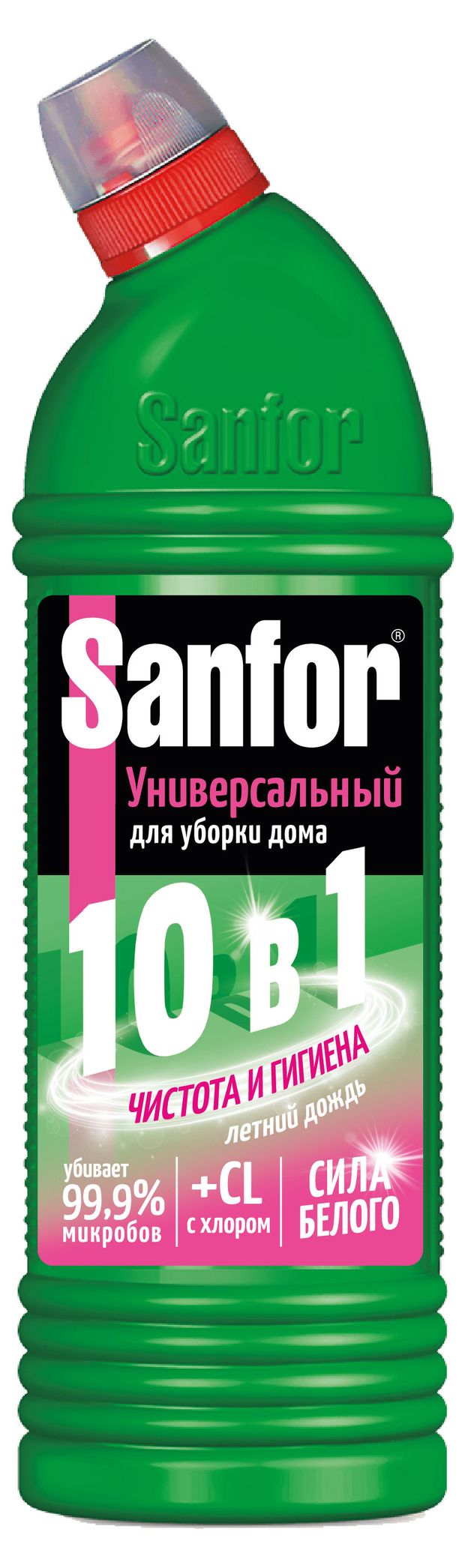 

Гель Sanfor Летний дождь дезинфицирующий универсальный 1л