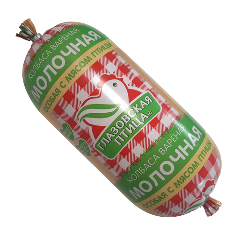 

Колбаса Глазовская птица Молочная с мясом птицы 3с, 350 г