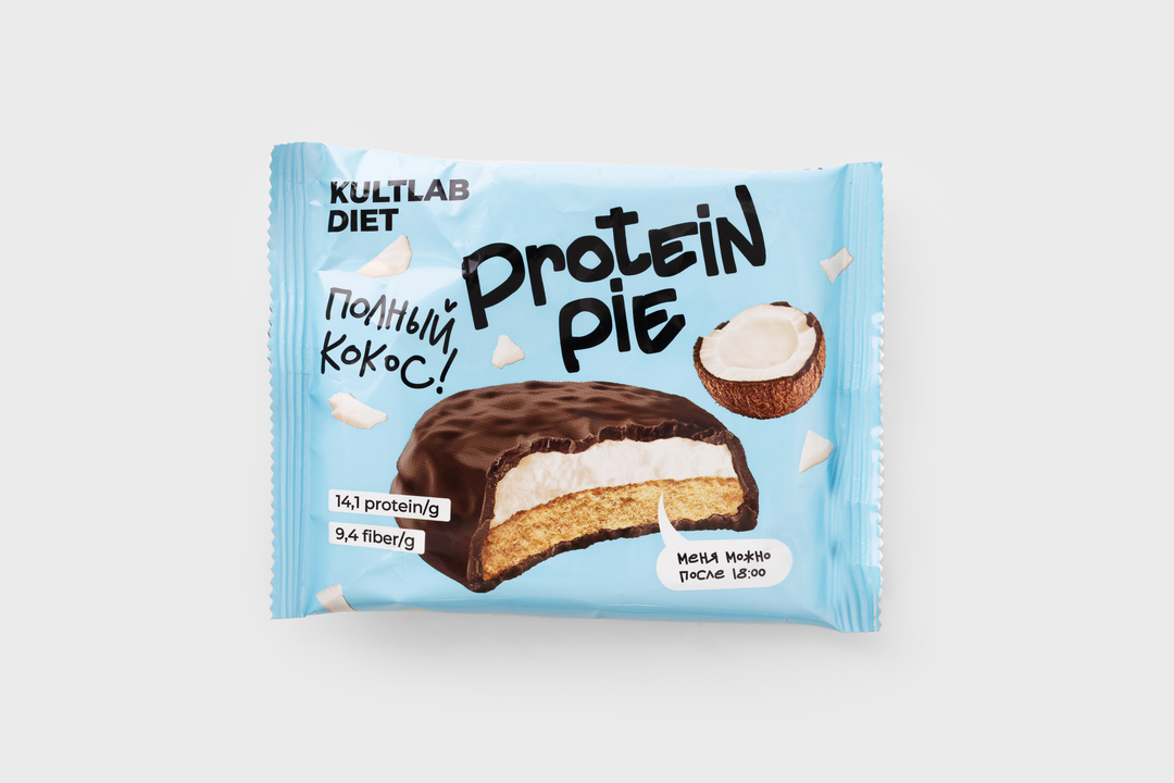 

Печенье Kultlab Diet Protein Pie Полный кокос 60 г