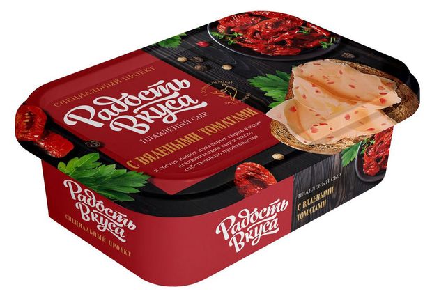 

Сыр Радость вкуса Вяленые томаты плавленый 45% 180 г