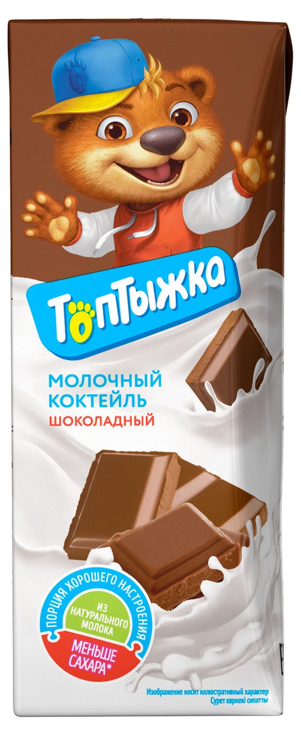 

Коктейль молочный Топтыжка 3.2% Шоколад 200 г