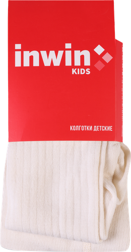 

Колготки детские Inwin р. 98–140 с дизайном лапша молочные Арт. КINWINLAP