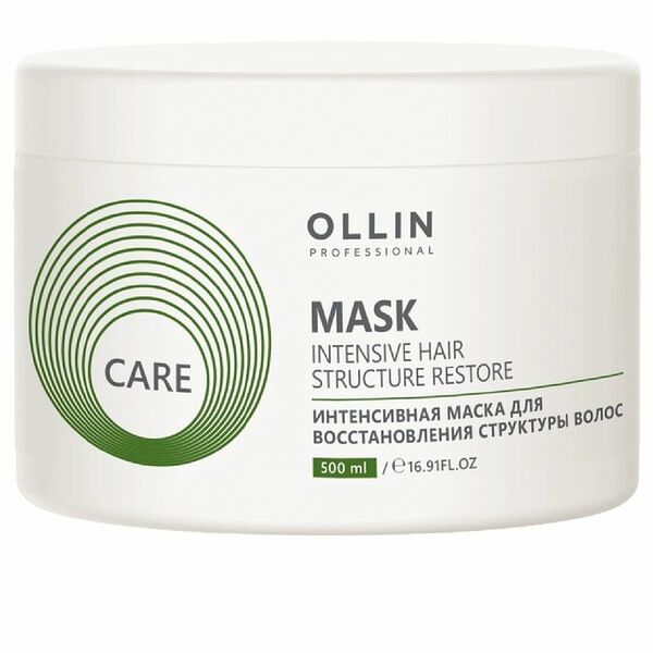Маска для волос Ollin Professional Care интенсивная для восстановления структуры 500 мл