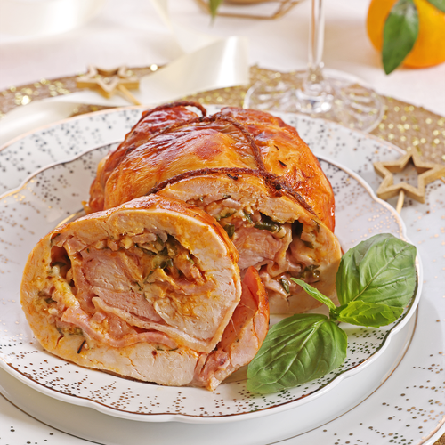 

Рулет куриный Лента Fresh с ветчиной и сыром полуфабрикат охлажденный