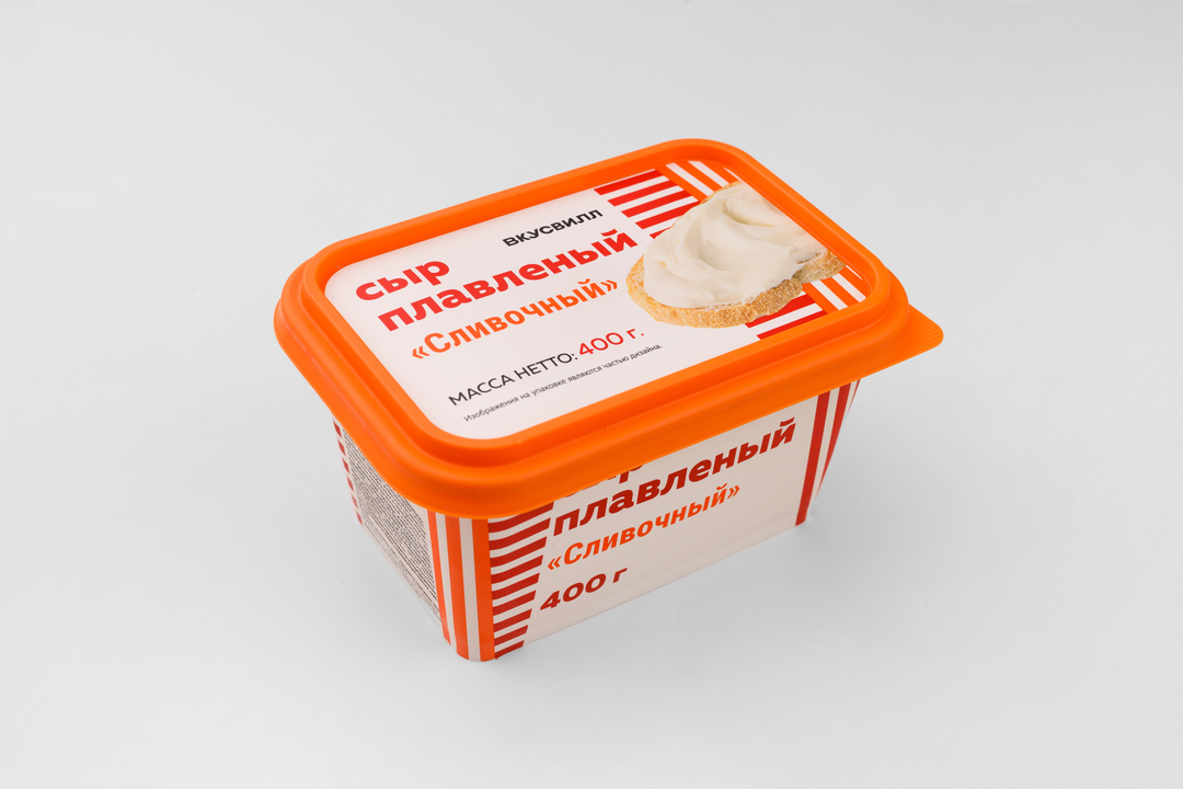 

Сыр Вкусвилл плавленый Сливочный 400 г