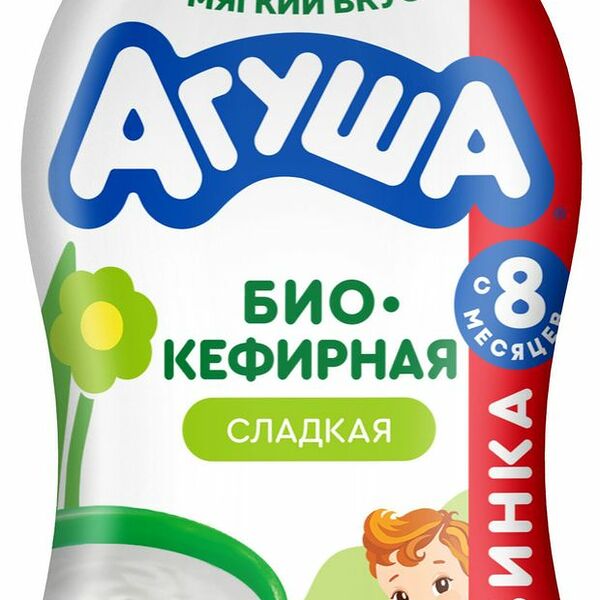 Продукт кисломолочный Агуша биокефирный сладкий с 8 мес. 2.9% 180г