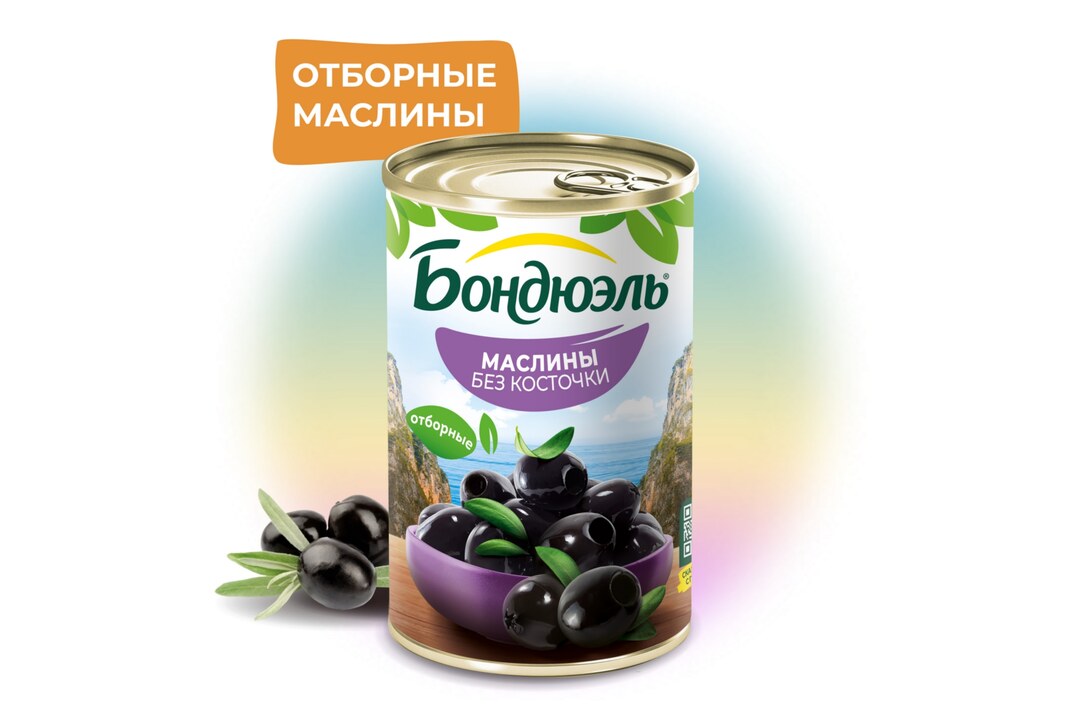 

Маслины Бондюэль без косточки 300 г